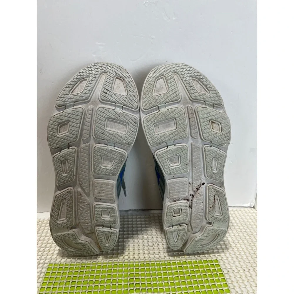 Hoka One One Bondi 9 Running Shoes Men's 11.5 D Blue Gray Orange 1162011